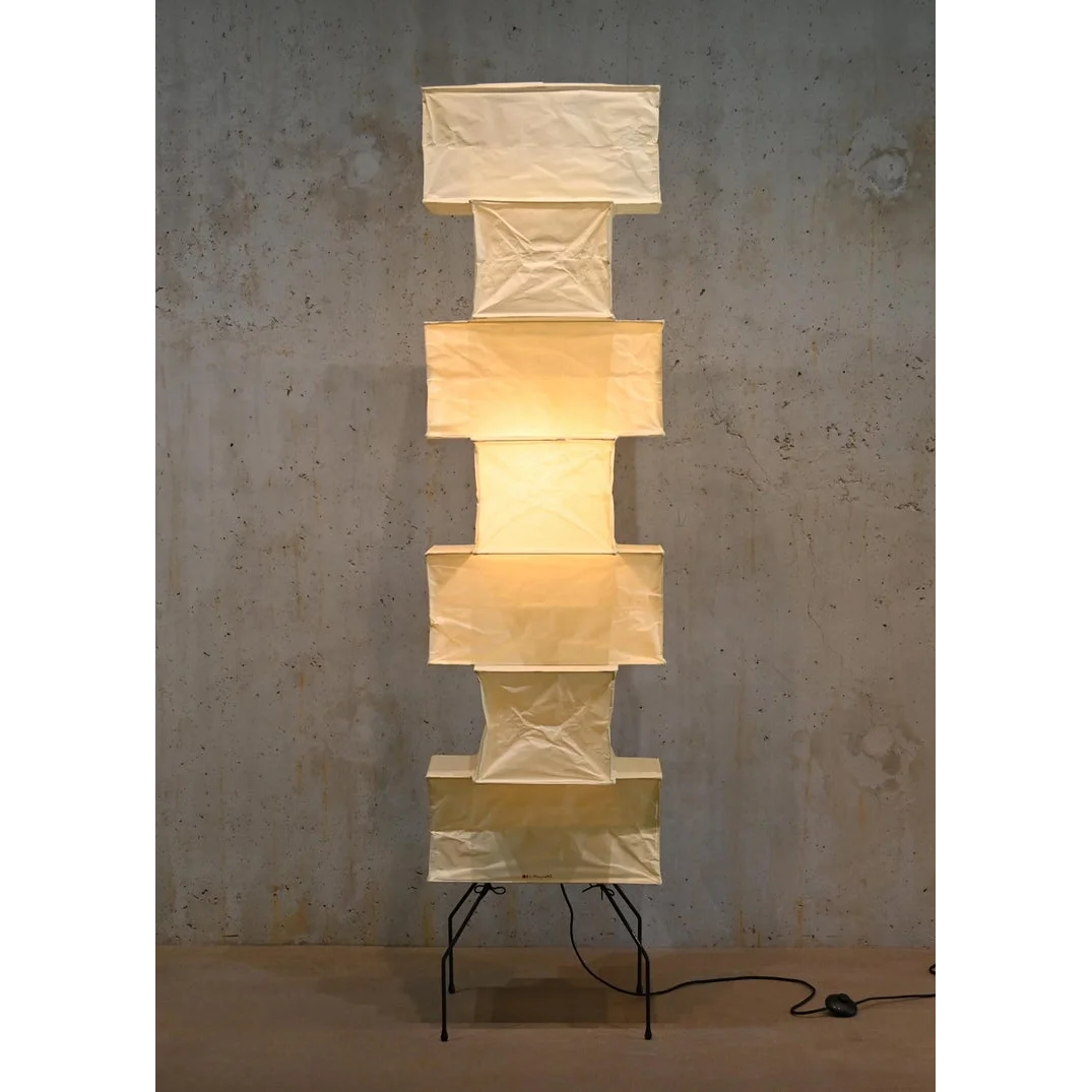 Isamu Noguchi Akari Light Sculpture Model Uf4-l10 Handcrafted | Floor Lamp  For Living Room, image size:1075x1075