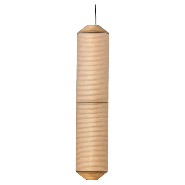Vertical Paper Pendant Light 93cm | Tall Rice-paper Column Lamp Japandi Minimalist Living & Bedroom Casalolalights