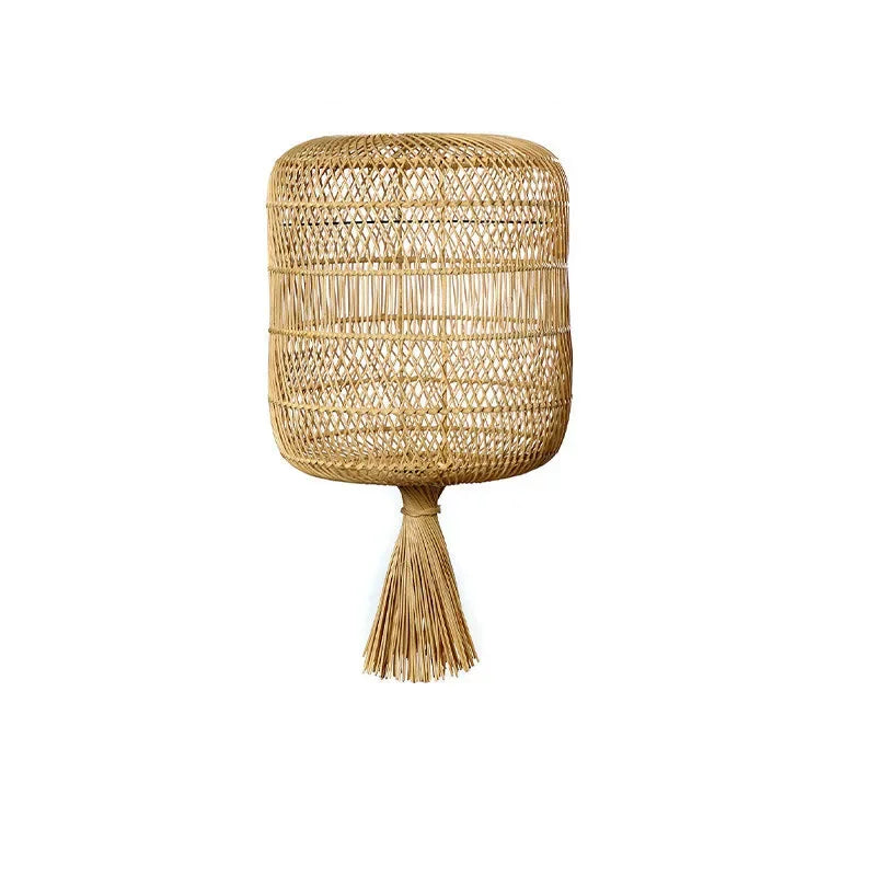 Vintage Handcrafted Bamboo Lamp Collection Floor Lamps Pendant Natural Material