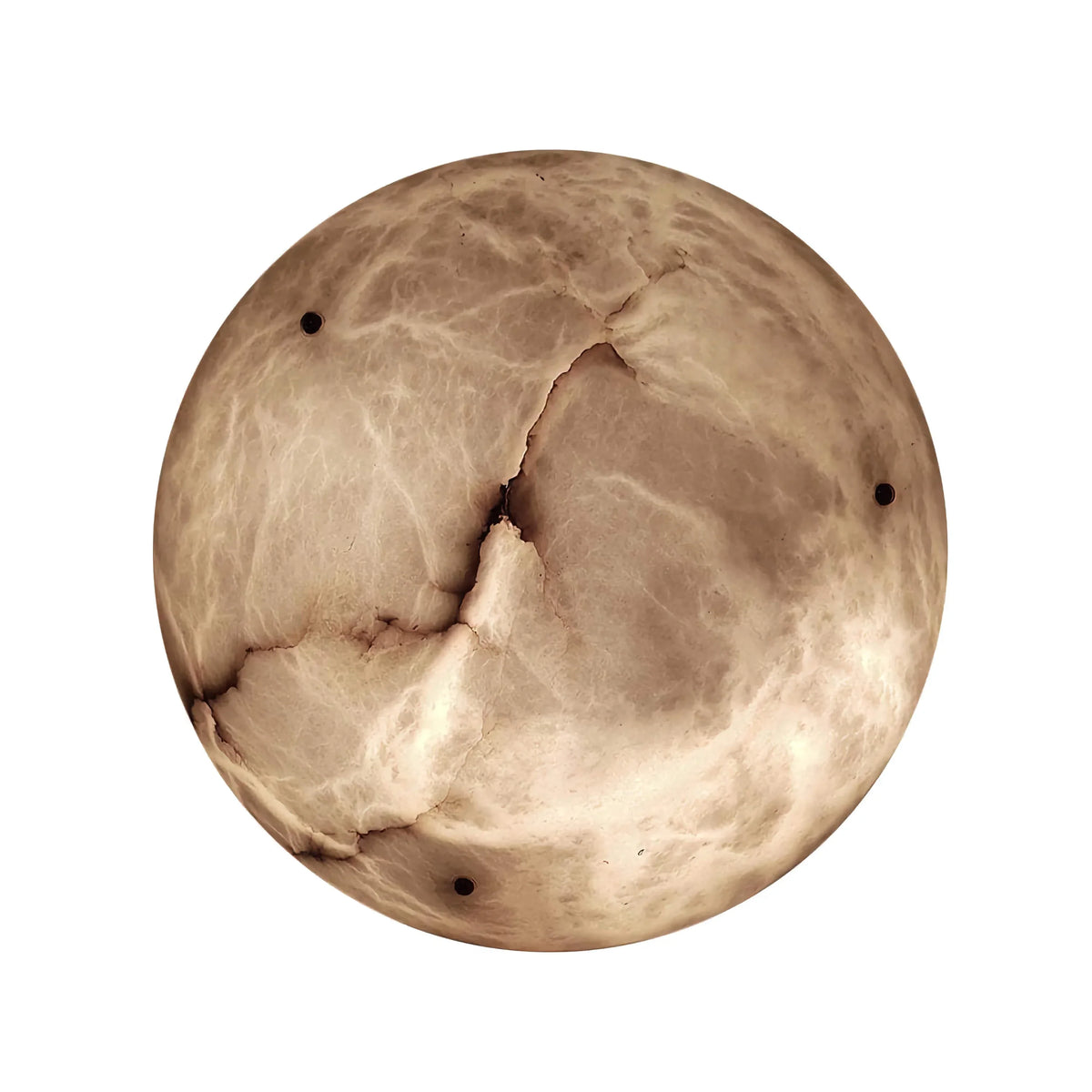 Alabaster Bowl Semi-flush | Solid Stone Ceiling Light 30-80cm Flat Rose Entry & Hallway Casalolalights Luxury Lamps