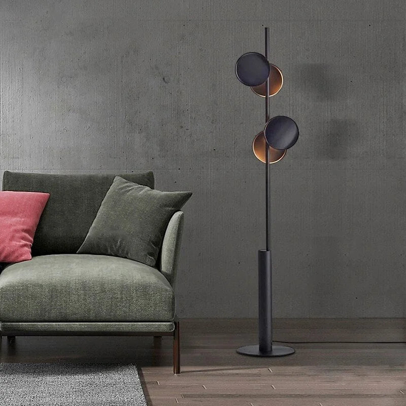 Modern Floor Lamp | Multi Light | Black | Casalola