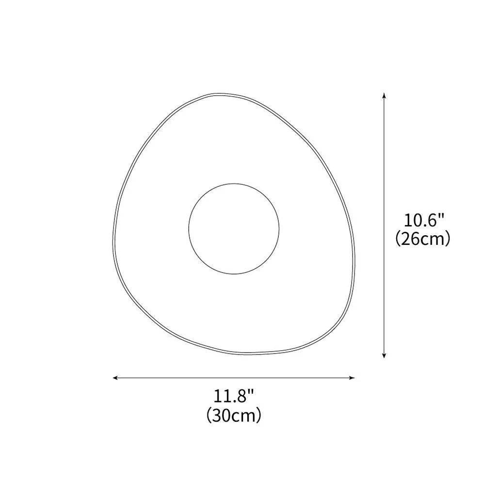 Bronze Asymmetrical Disc Sconce | Wabi Sabi Accent Wall Light