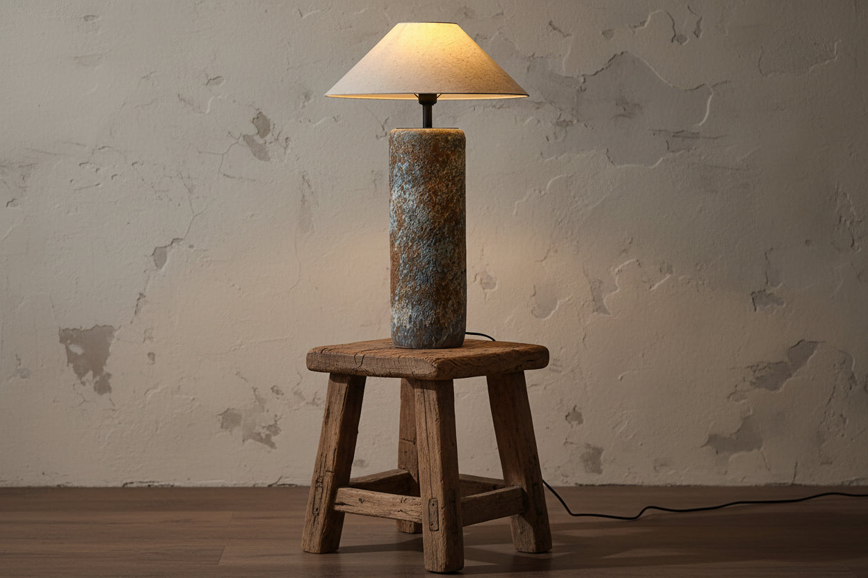Japandi Floor Lamp | Luxurious Ceramic Standing Light for Living Rooms & Bedrooms