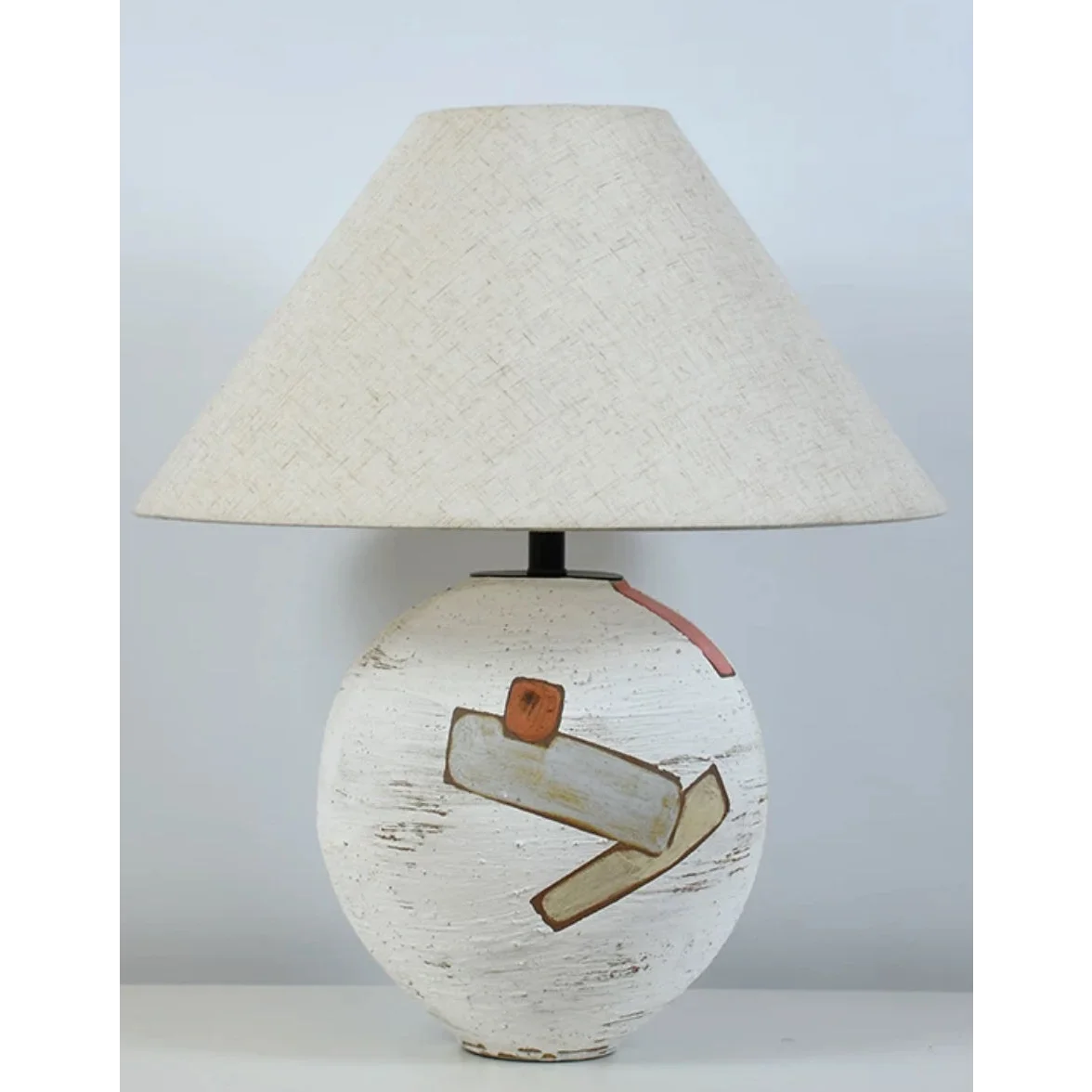 Wabi Sabi Ceramic Table Lamp – Perfect for Living Room or Bedroom