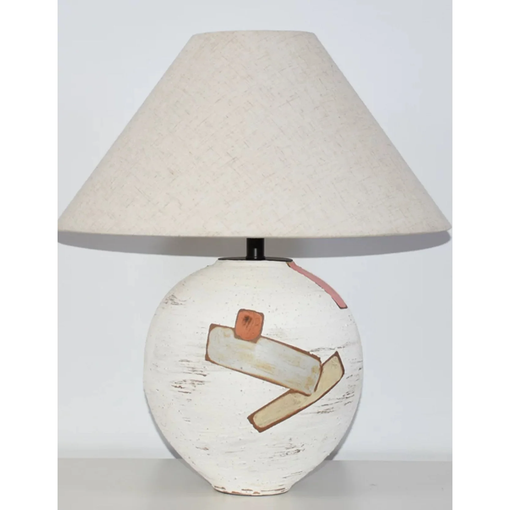 Wabi Sabi Ceramic Table Lamp – Perfect for Living Room or Bedroom