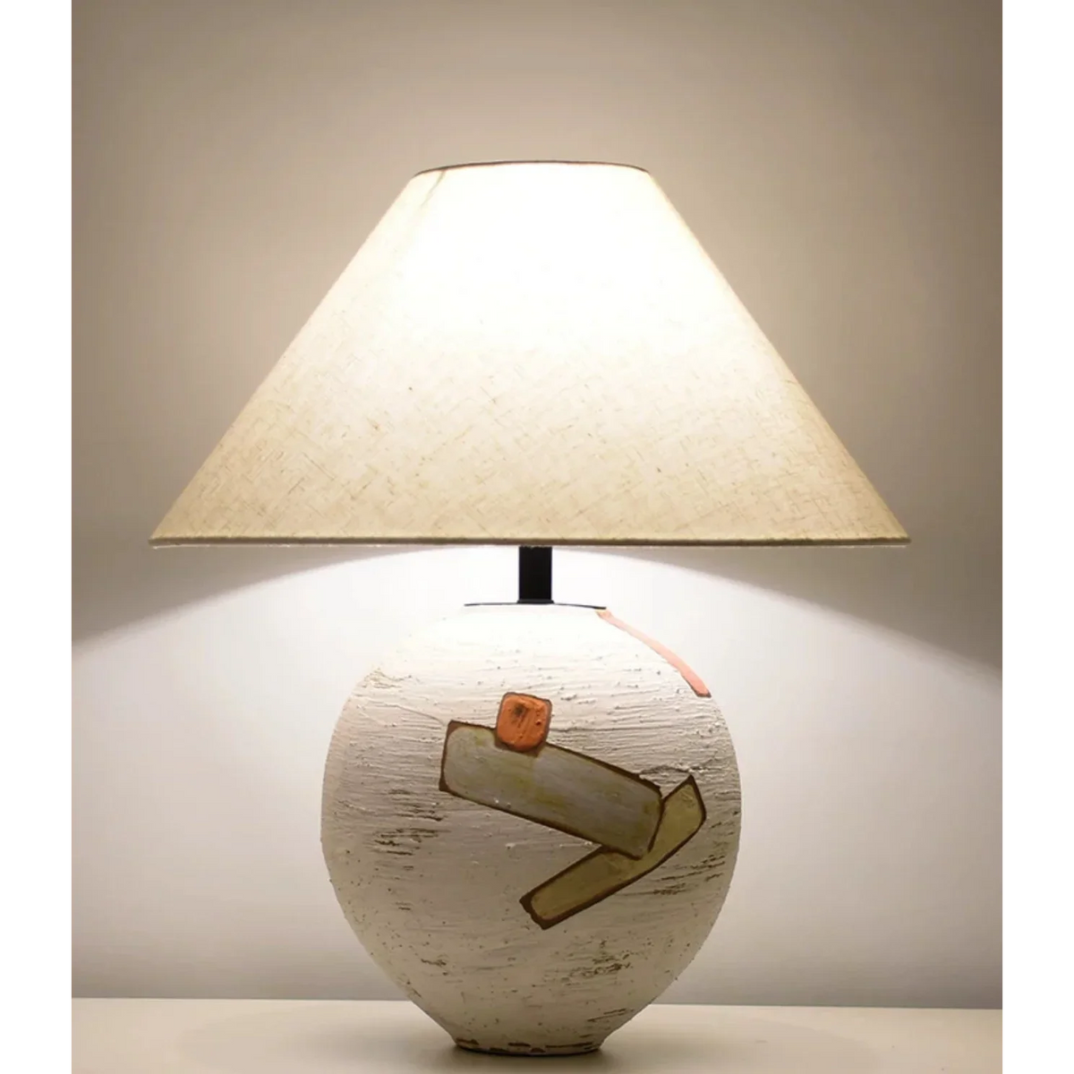 Ceramic Table Lamp 49cm | Wabi-sabi Frosted Japandi Minimalist Bedroom & Living Casalolalights Luxury Lamps