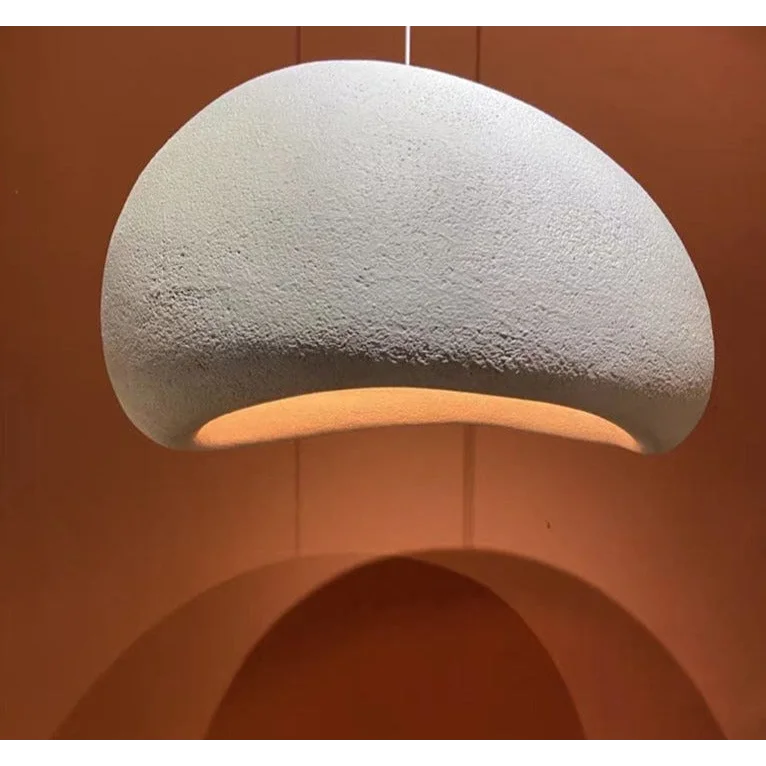 Wabi-sabi Pendant Light 20-80cm | Organic Cast-resin Sculptural Lamp Japandi Minimalist Dining & Foyer Casalolalights