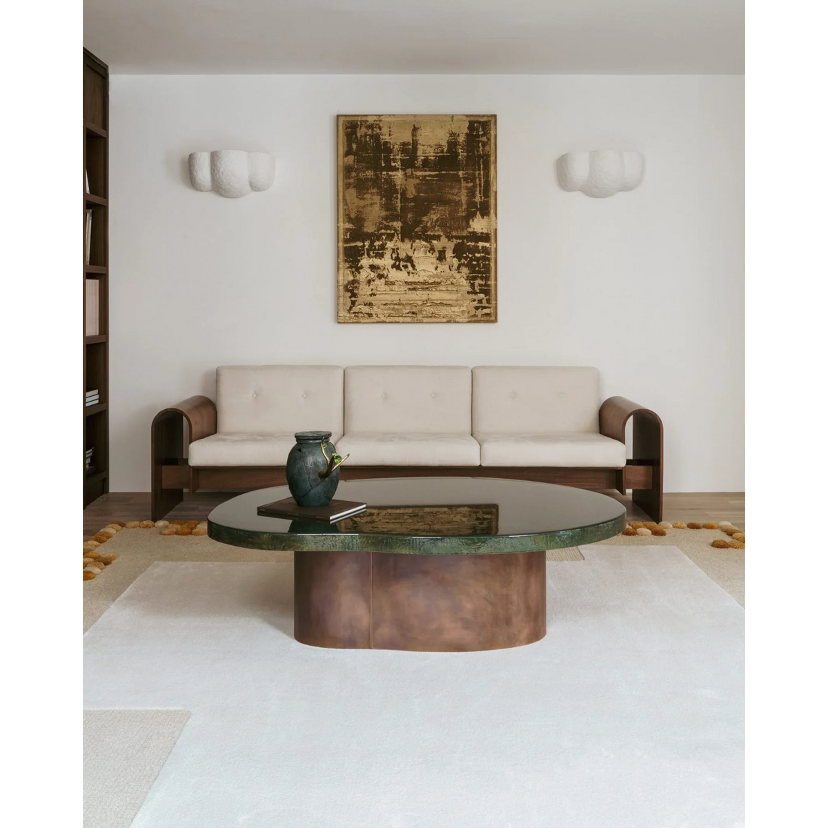 Plaster Wall Sconce | Sculptural White-plaster Lamp Wabi-sabi Minimalist Hallway & Bedroom Casalolalights Luxury Lamps