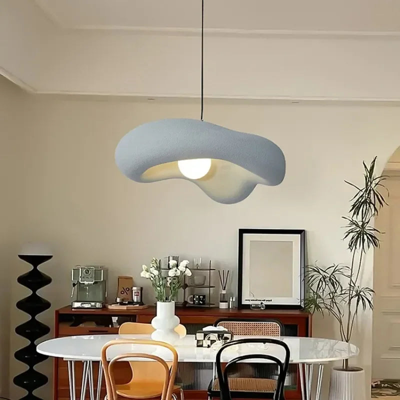 Wabi-sabi Resin Pendant Light | Hand-cast Organic Hanging Lamp Nine Colours Dining Room & Bedroom Casalolalights Luxury