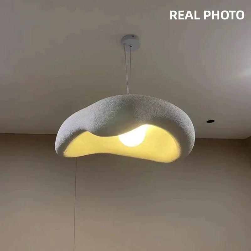 Wabi-sabi Resin Pendant Light | Hand-cast Organic Hanging Lamp Nine Colours Dining Room & Bedroom Casalolalights Luxury