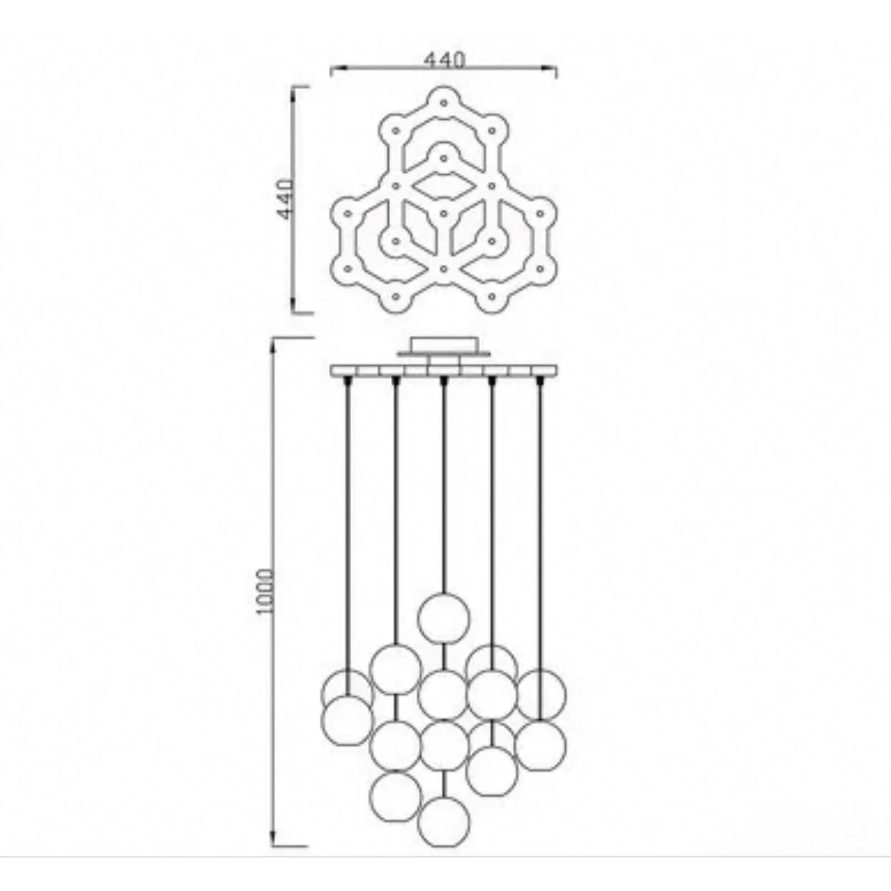 Wooden Sphere Pendant Lights for Dining Room Stairs Living