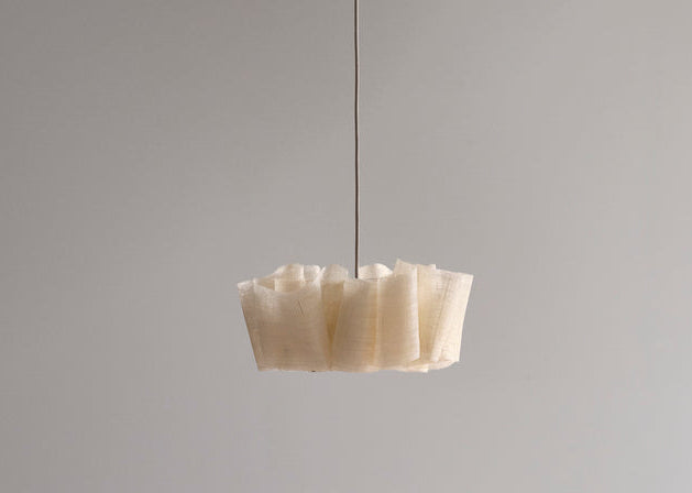 Woven Abaca Pendant Light | Handmade Japandi Hanging Lamp for Kitchen Dining & Bedroom Minimalist Boho Casalolalights