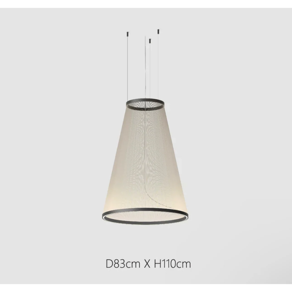 Woven Thread Pendant Light | Hand-wound Textile Shade D37-d83 Red Green or Cream Dining Casalolalights Luxury Lamps