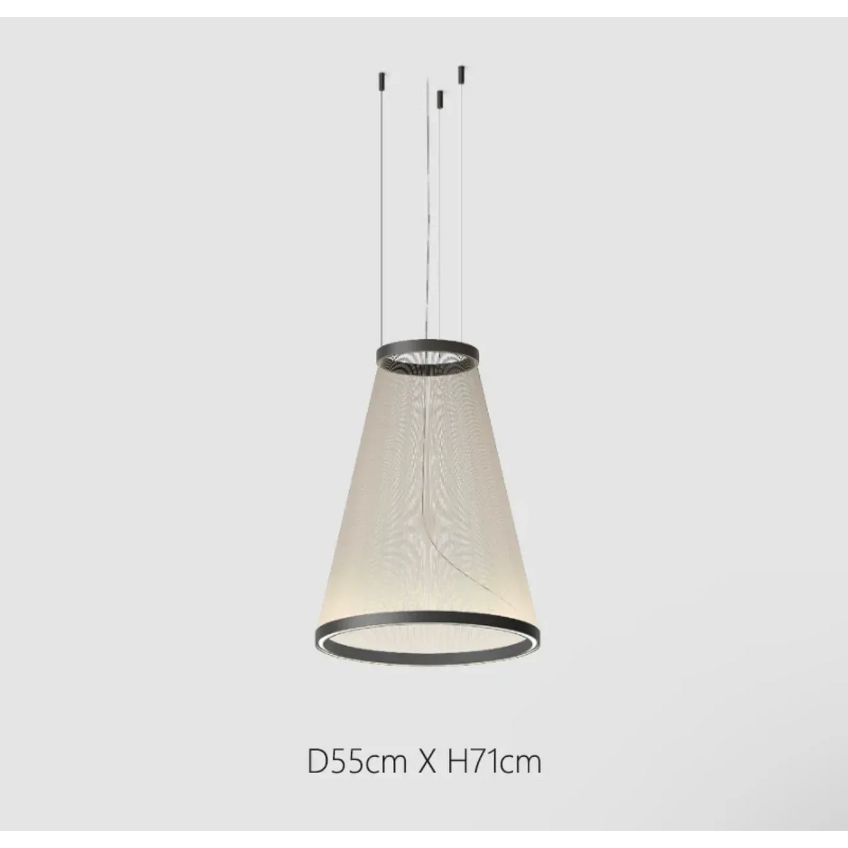 Woven Thread Pendant Light | Hand-wound Textile Shade D37-d83 Red Green or Cream Dining Casalolalights Luxury Lamps