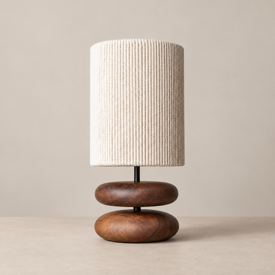 Zen Wood Bedside Lamp